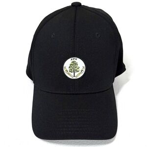 Carnoustie Golf Links Hat Adult Medium Black American Needle Tech Stretch Fitted